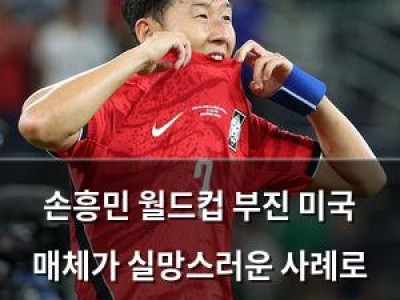 손흥민 월드컵 부진 미국 매체가 실망스러운 사례로 꼽음