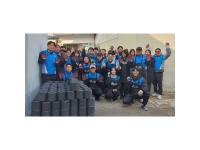 청나래 연탄 나눔 10년 만에 10만 장 넘겼다
