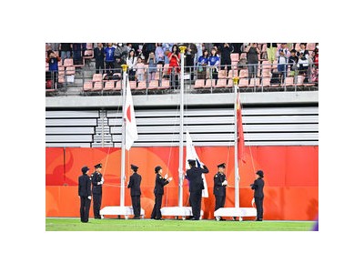 아시안게임 한국 축구 우승식에서 황당한 장면 발생